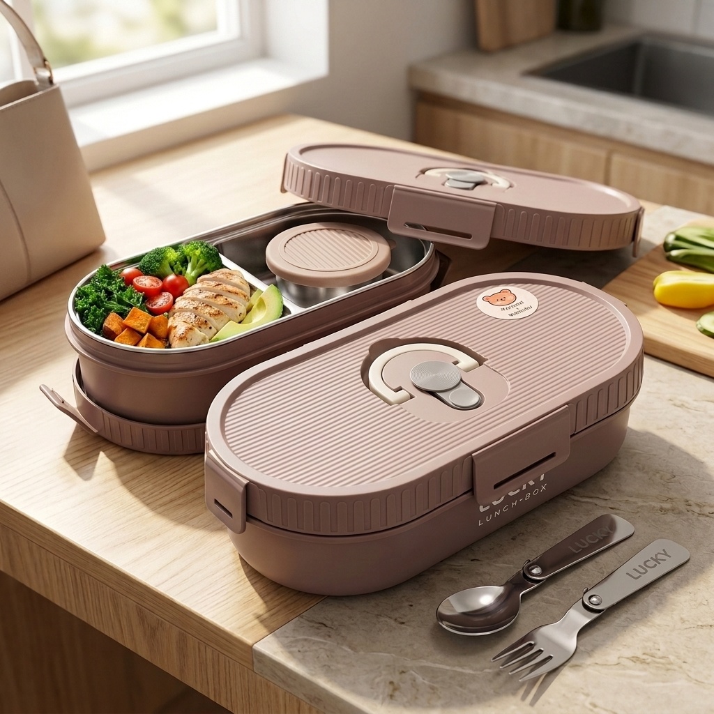 صندوق غداء محمول من الفولاذ ال - مراجعة Meal Prep Or Prep Meal وسعره