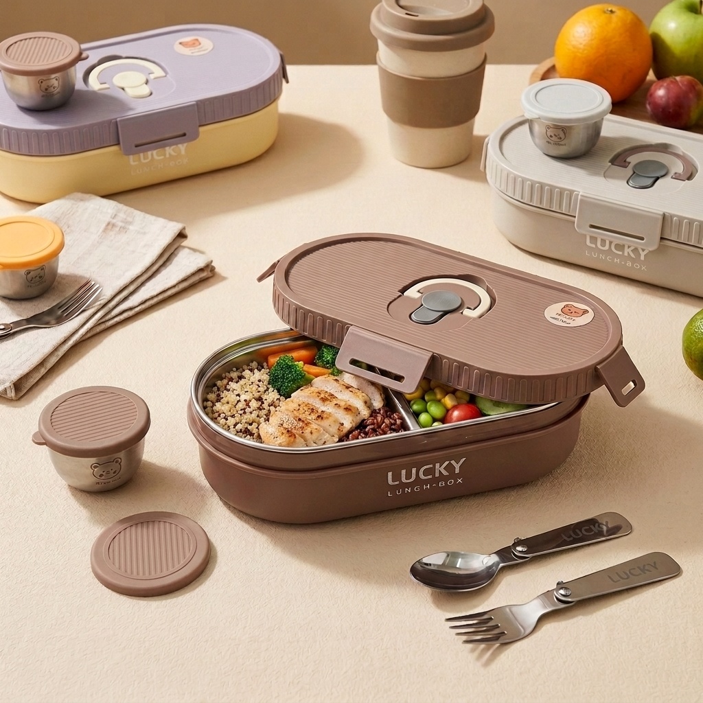 صندوق غداء محمول من الفولاذ ال - مراجعة Meal Prep Or Prep Meal وسعره